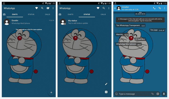 Tema WhatsApp Doraemon