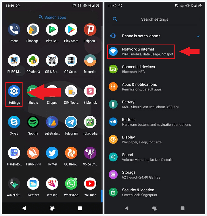 Cara Setting APN di Android