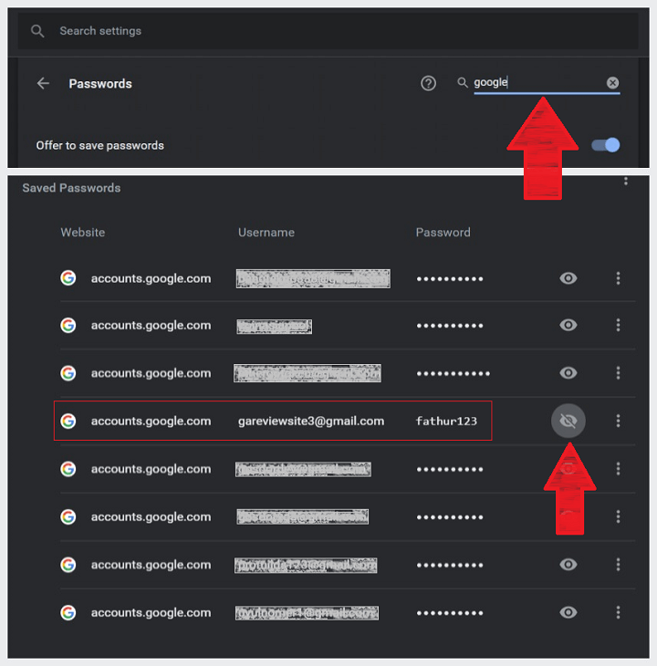 Cara Mengetahui Sandi Gmail di PC