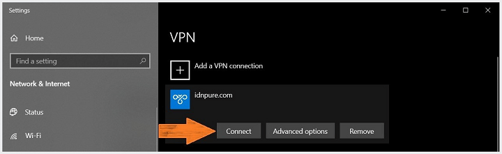 Cara Menggunakan VPN di Windows 10 64bit